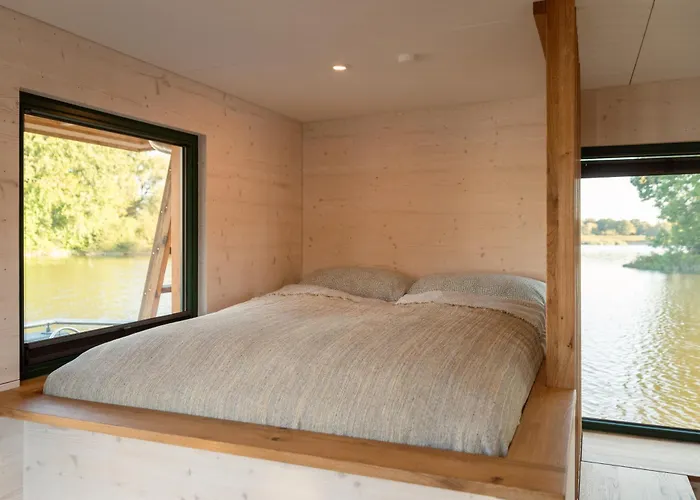 Tiny Hausboot Schwarzwald Maidle Mit Dachterrasse Und Kamin * Hambourg