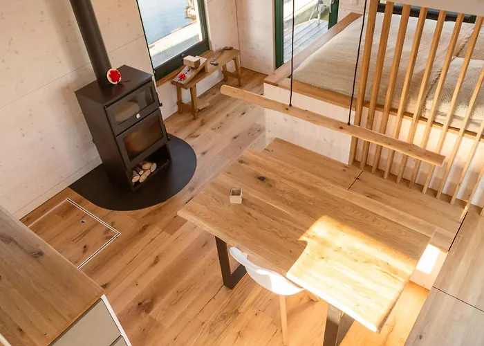 Tiny Hausboot Schwarzwald Maidle Mit Dachterrasse Und Kamin * Hambourg